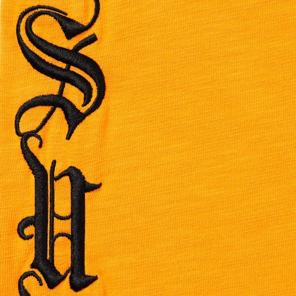 Supreme Old English L/S Top - Yellow (front)