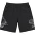 Supreme Old English Nylon Short - Black (front)