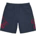 Supreme Old English Nylon Short - Navy (front)