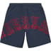 Supreme Old English Nylon Short - Navy (front)