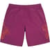 Supreme Old English Nylon Short - Plum (front)