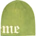 Supreme Old English Printed Beanie - Green (front)