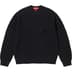 Supreme Old English Printed Sweater - Black (front)