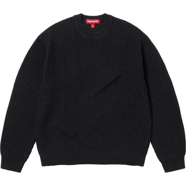 Supreme Old English Printed Sweater - Black (front)
