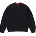Supreme Old English Printed Sweater - Black (front)