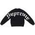 Supreme Old English Printed Sweater - Black (front)