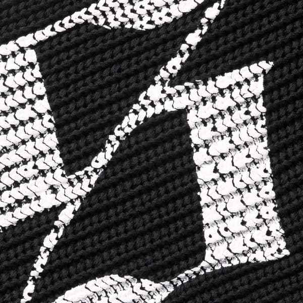 Supreme Old English Printed Sweater - Black (front)