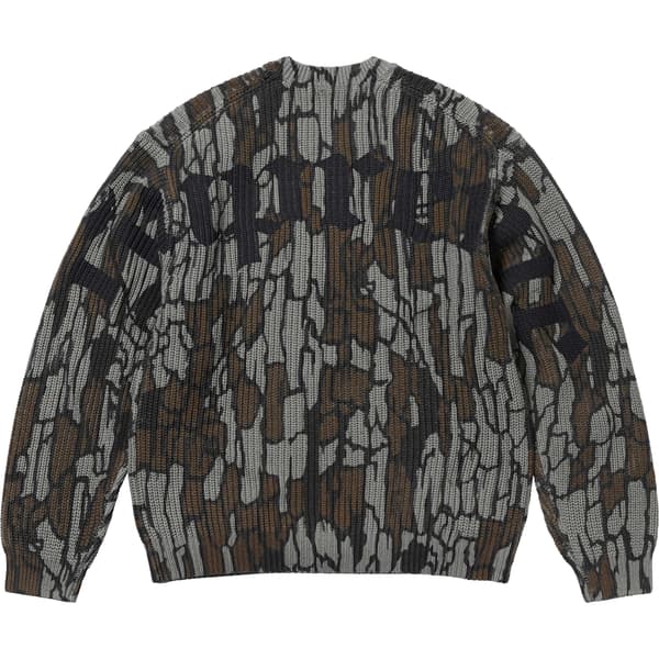 Supreme Old English Printed Sweater - Mossy Oak® Trebark® Camo (front)