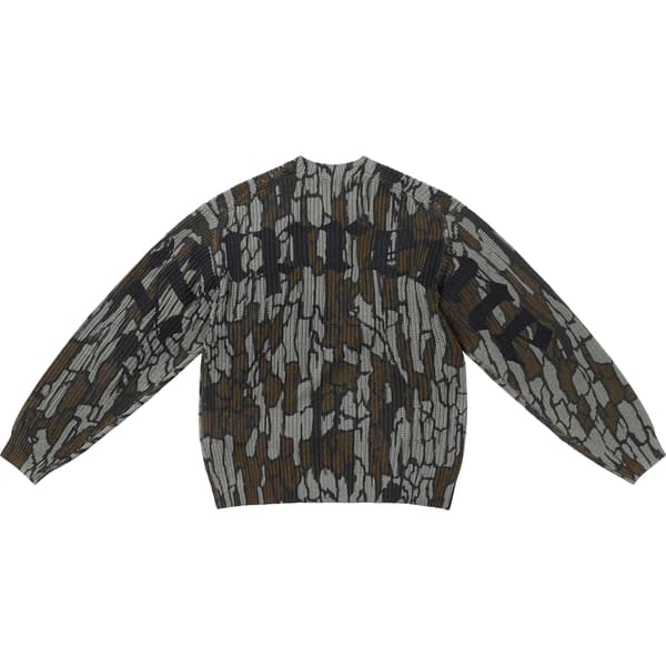 Supreme Old English Printed Sweater - Mossy Oak® Trebark® Camo (front)