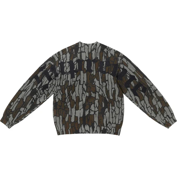 Supreme Old English Printed Sweater - Mossy Oak® Trebark® Camo (front)
