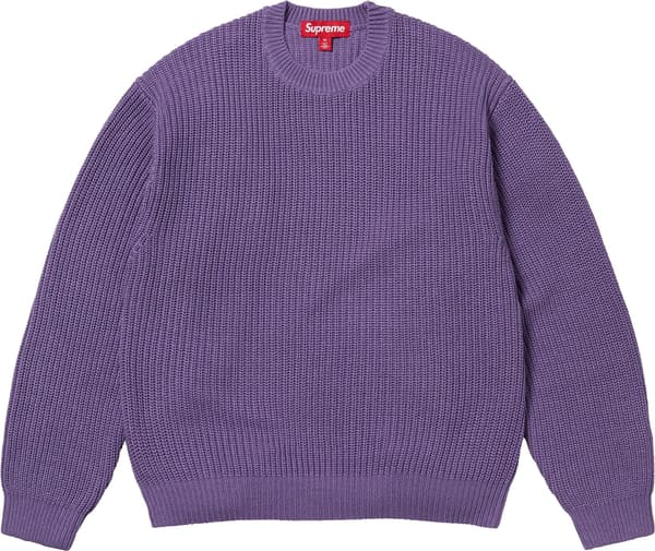 Supreme Old English Printed Sweater - Purple (front)
