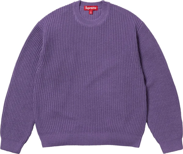 Supreme Old English Printed Sweater - Purple (front)