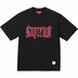 Supreme Old English S/S Top - Black (front)