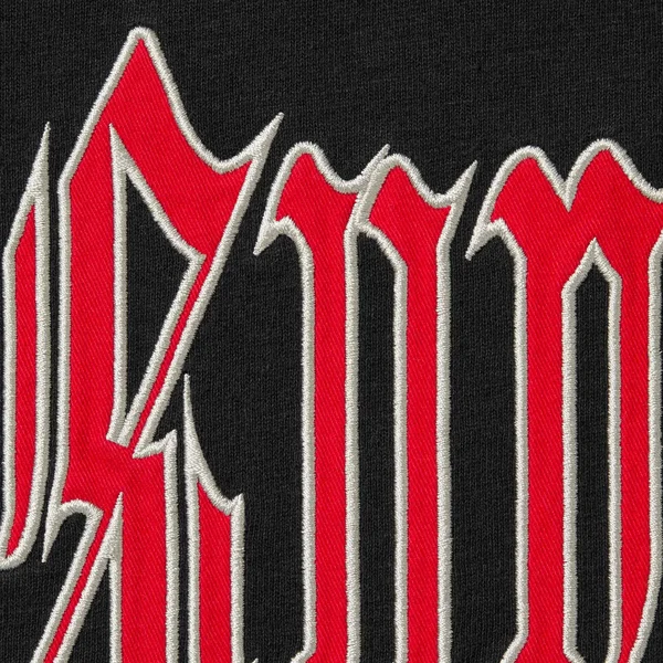 Supreme Old English S/S Top - Black (front)