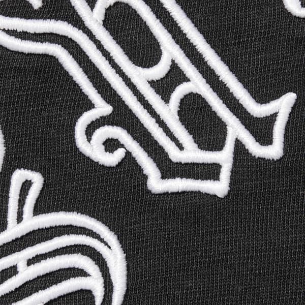 Supreme Old English S/S Top - Black (front)