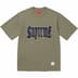 Supreme Old English S/S Top - Olive (front)