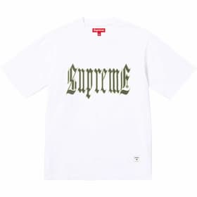 Supreme Old English S/S Top White