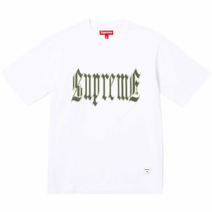 Supreme Old English S/S Top White