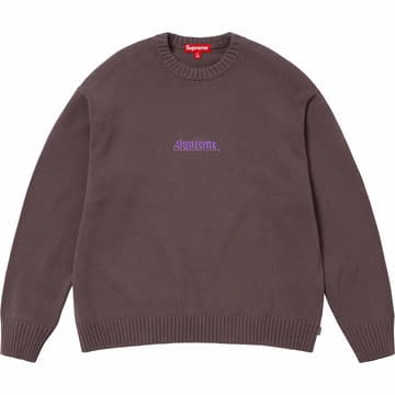 Supreme Old English Sweater