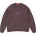 Supreme Old English Sweater - Brown (front)