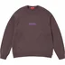 Supreme Old English Sweater - Brown (front)