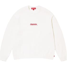 Supreme Old English Sweater Ivory