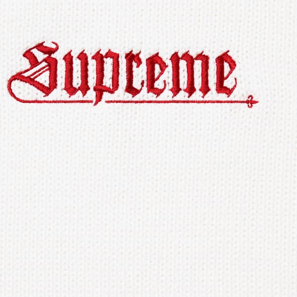 Supreme Old English Sweater - Ivory (front)