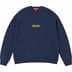 Supreme Old English Sweater - Navy (front)