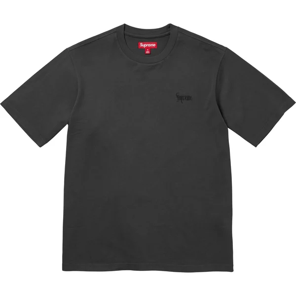 Supreme Old English Tee - Black (front)