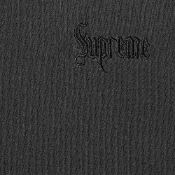 Supreme Old English Tee - Black (front)