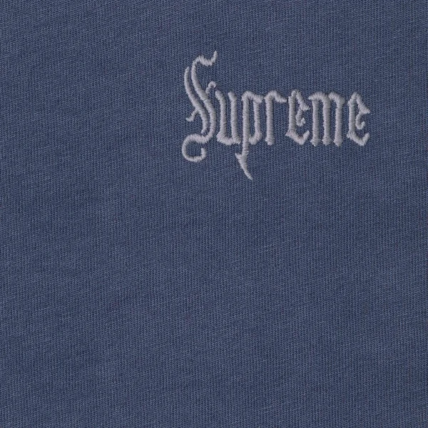 Supreme Old English Tee - Navy (front)