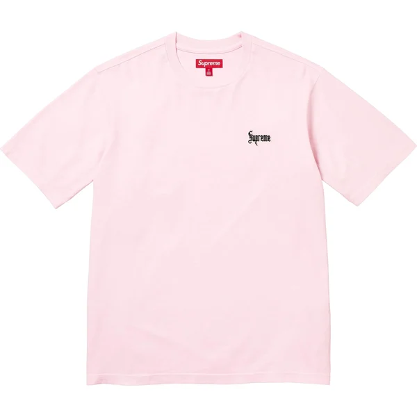 Supreme Old English Tee - Pink (front)