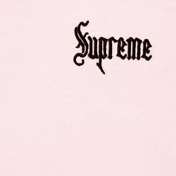 Supreme Old English Tee - Pink (front)