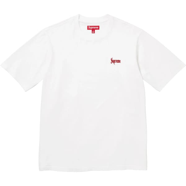 Supreme Old English Tee - White (front)