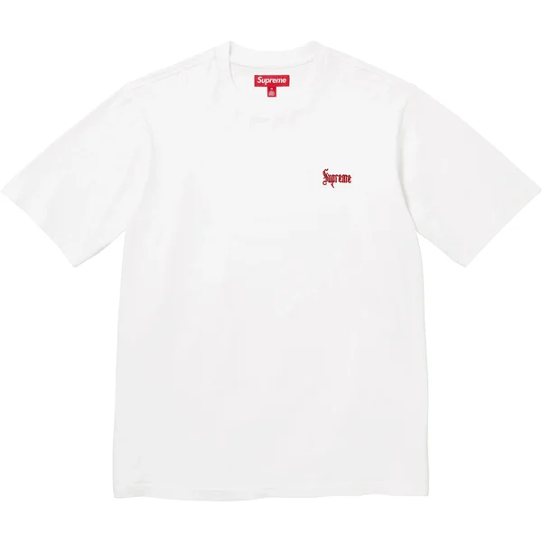 Supreme Old English Tee - White (front)
