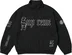 Supreme Old English Track Jacket - Black (front)