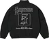 Supreme Old English Track Jacket - Black (front)