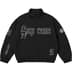 Supreme Old English Track Jacket - Black (front)