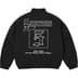 Supreme Old English Track Jacket - Black (front)