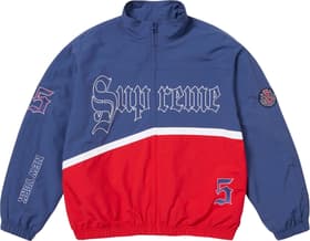 Supreme Old English Track Jacket Light Navy