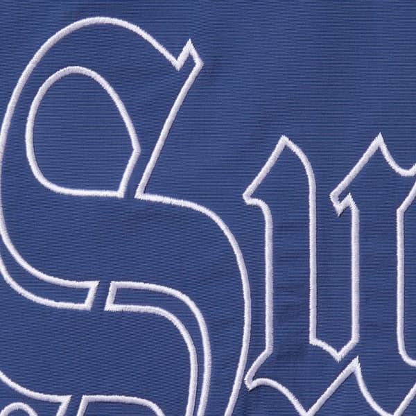 Supreme Old English Track Jacket - Light Navy (front)