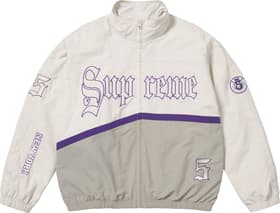 Supreme Old English Track Jacket White
