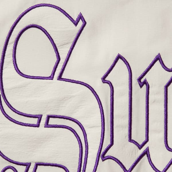 Supreme Old English Track Jacket - White (front)