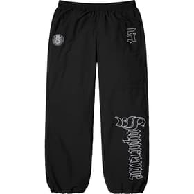Supreme Old English Track Pant Black