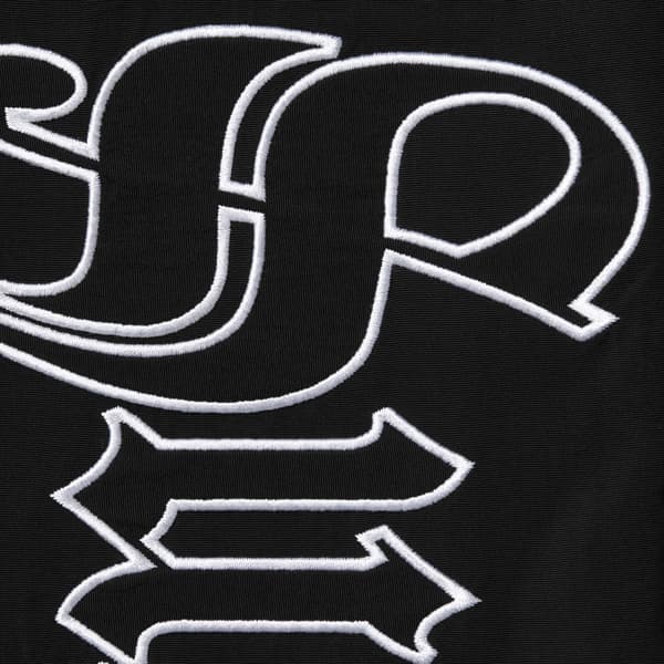 Supreme Old English Track Pant - Black (front)