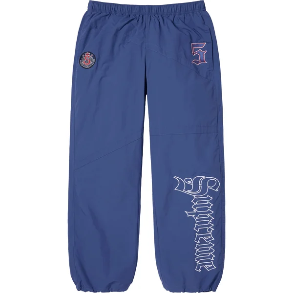 Supreme Old English Track Pant - Light Navy (front)