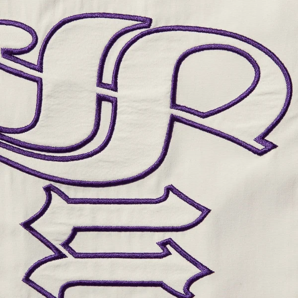 Supreme Old English Track Pant - White (front)