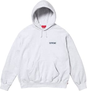 Supreme On God Hooded Sweatshirt Ash Grey