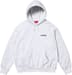 Supreme On God Hooded Sweatshirt - Ash Grey (front)