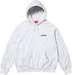 Supreme On God Hooded Sweatshirt - Ash Grey (front)